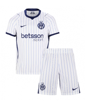 Billige Fotballdrakt Inter Milan Replika Bortedraktsett Barn 2026-27 Kortermet (med bukser)